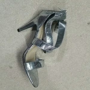 3 1/2 inch heel sandals NEVER USED